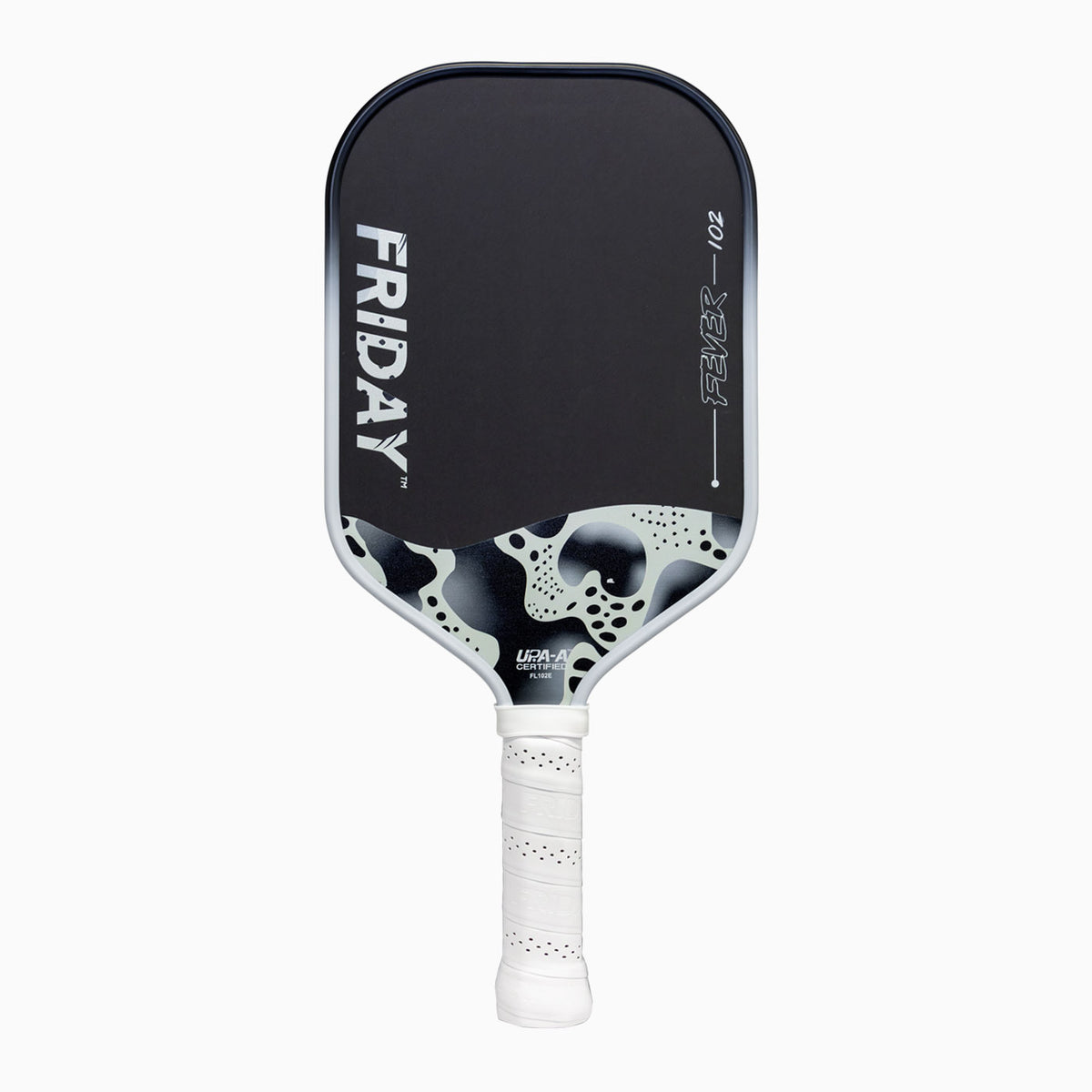 Friday Fever 102 Gen 3 pickleball paddle in Snow