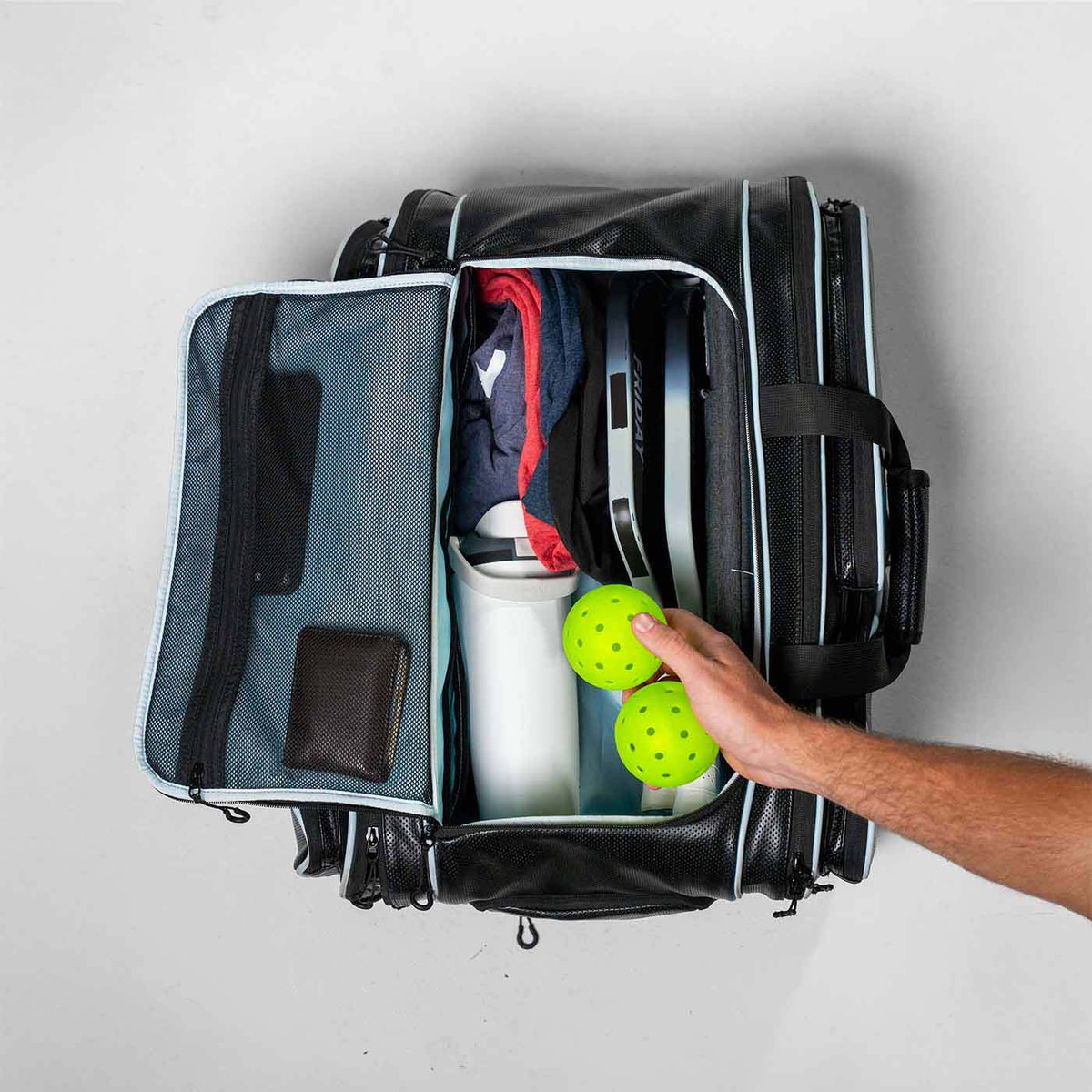 Friday pickleball tour bag shoe compartment