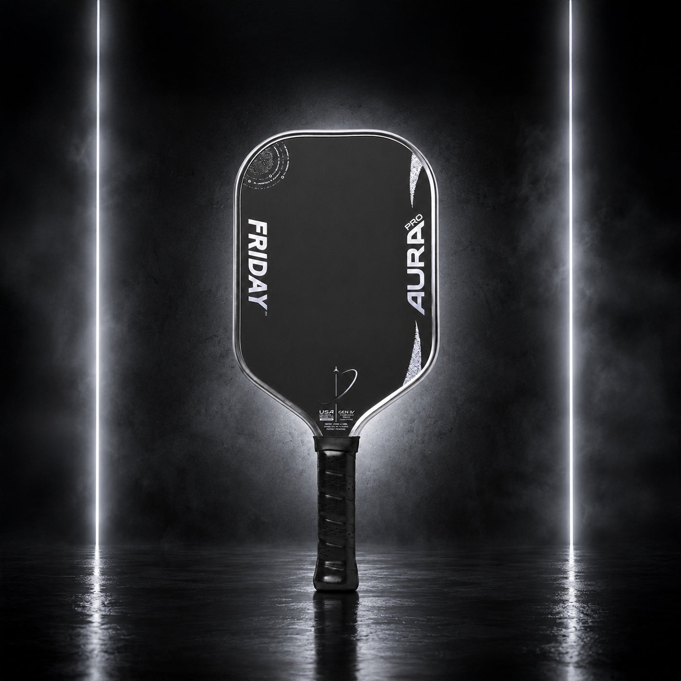 Friday Aura Pro | GEN 4 Power Pickleball Paddle Elongated Metallic