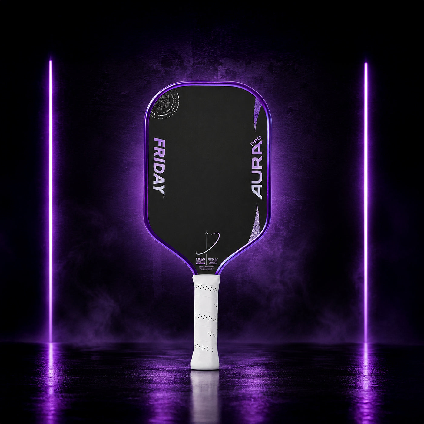Friday Aura Pro | GEN 4 Power Pickleball Paddle Elongated Metallic