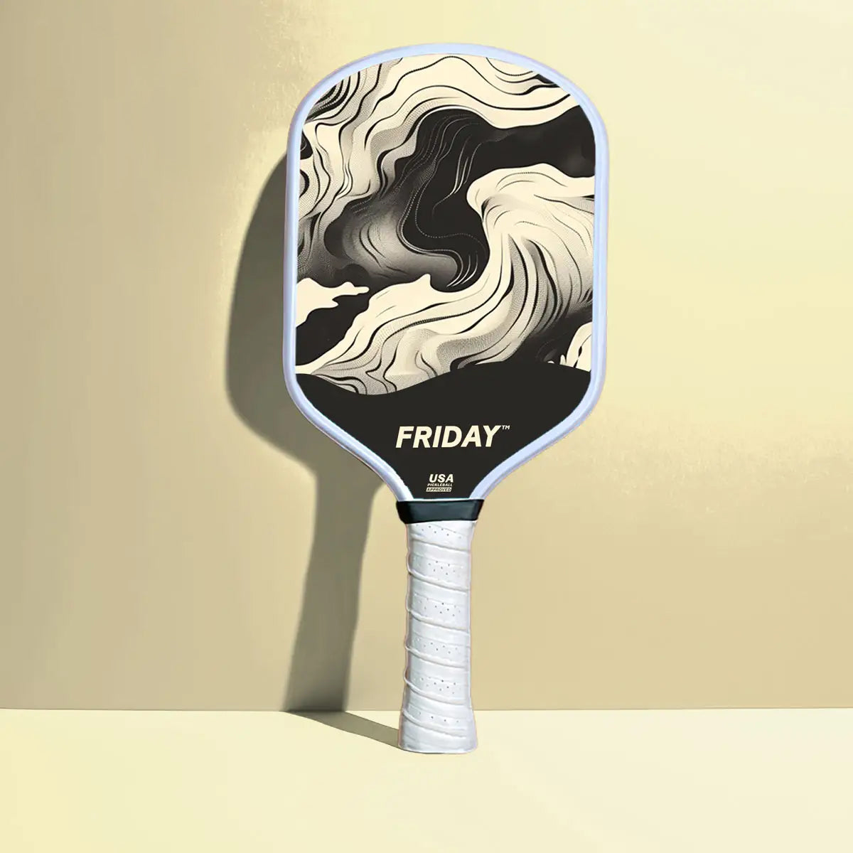 Friday Original beginner pickleball paddle Ghostly Haze face detail