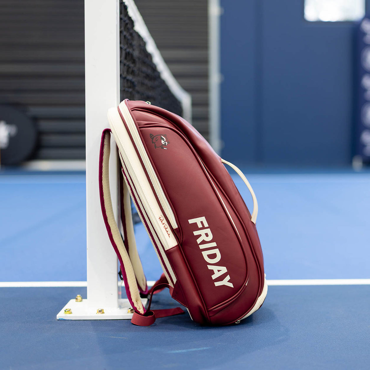 Friday pickleball backpack in Burgundy