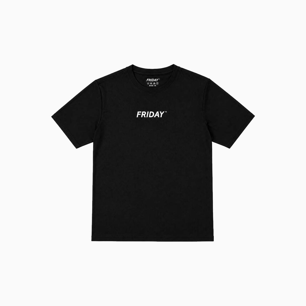 Friday performance pickleball t-shirt in black, front