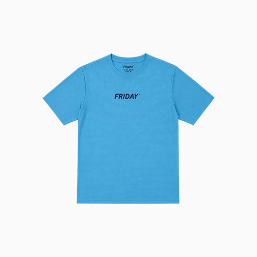 Friday performance pickleball t-shirt in blue, front