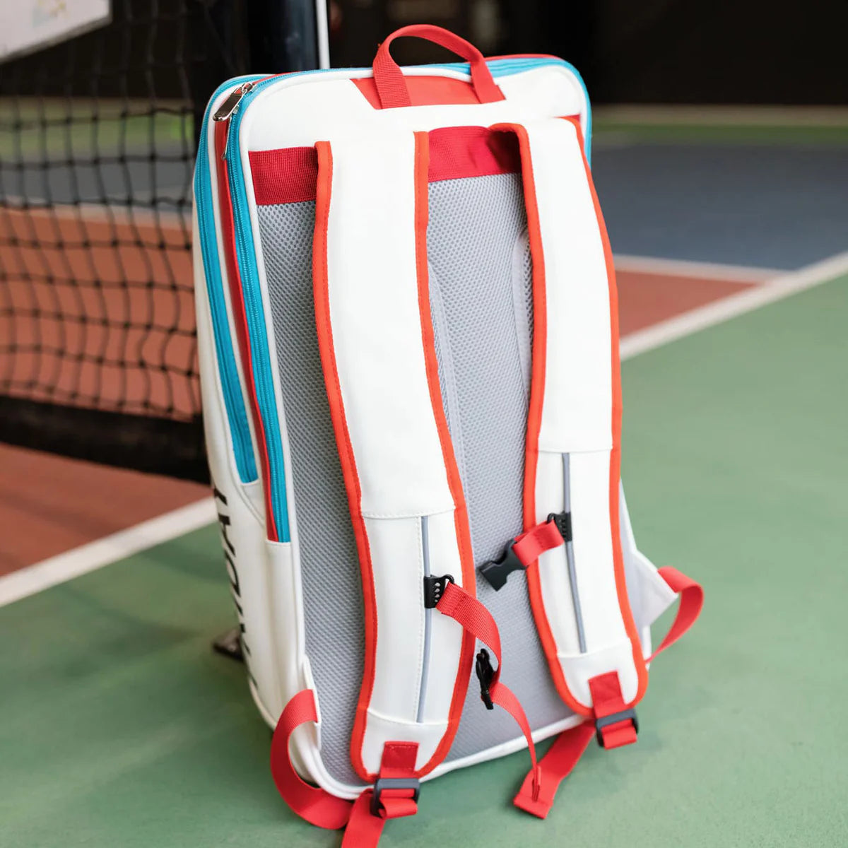 Friday pickleball backpack standing back view