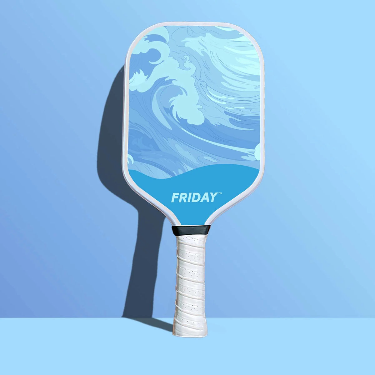 Friday Original beginner pickleball paddle Blue Sky colourway