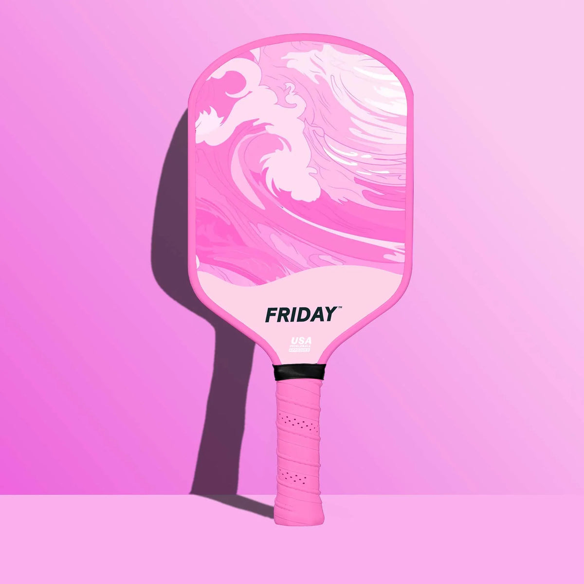 Friday Original beginner pickleball paddle Cotton Candy colourway