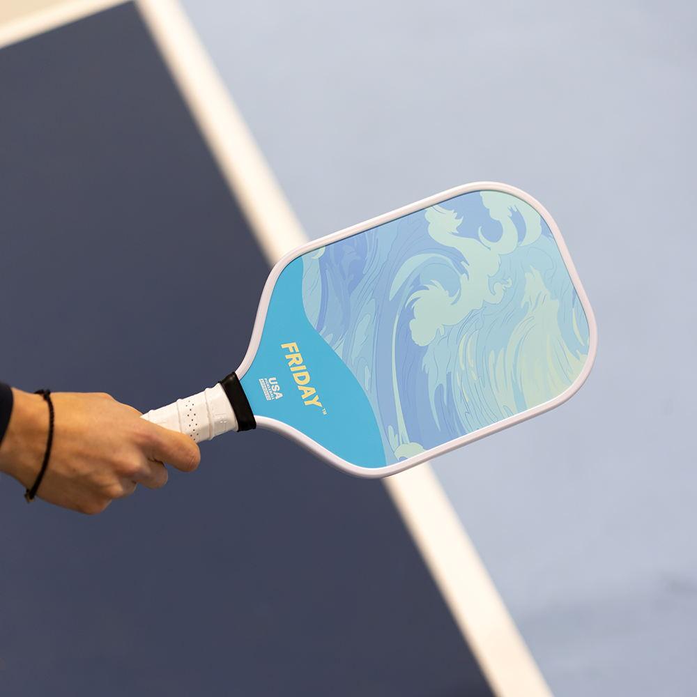 Friday Original beginner pickleball paddle in Blue Sky