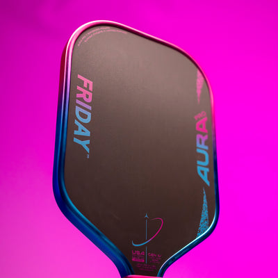 Friday Aura Pro Vice limited edition pickleball paddle detail